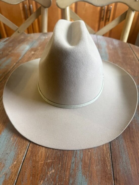 Resistol Other - Vintage Resistol 3X Beaver Fur Felt Cowboy Hat Silver Belly 6 7/8 QH60 W221 MINT